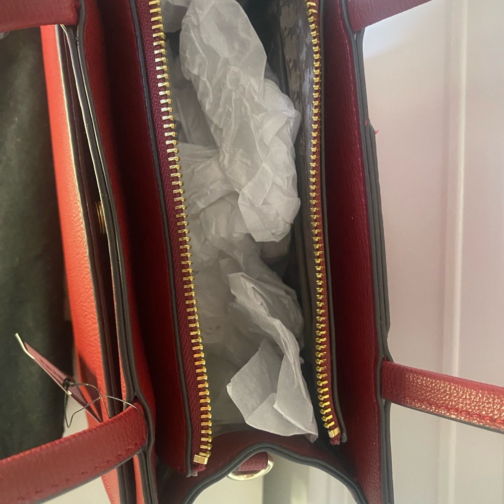 Karl Lagerfeld Red and Pink Heart Tote Bag - Picture 7 of 8